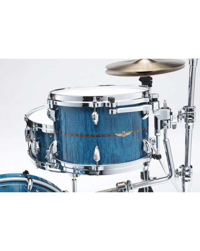 Tama TMT1309D-ROLC STAR Maple Rack Tom 13 - Ocean Blue Curly Maple