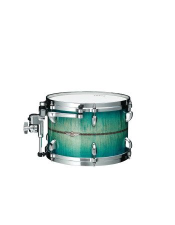 Tama TMT1412S-RECB STAR Maple Rack Tom 14 - Emerald Sea Curly Maple Burst