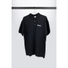 Tama TP14-S polo in black with logo on left chest