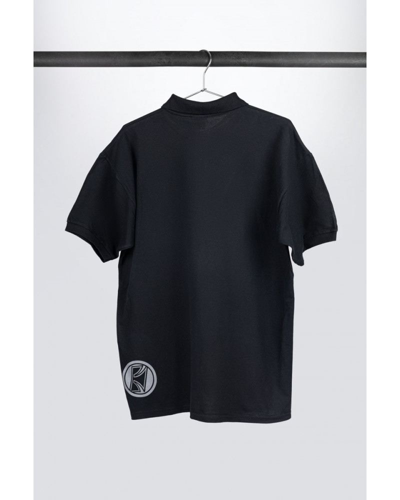 Tama TP14-S polo in black with logo on left chest