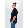 Tama TP14-S polo in black with logo on left chest