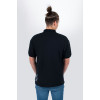 Tama TP14-S polo in black with logo on left chest