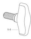 Tama TS816BNP wing screw - (2-piece)
