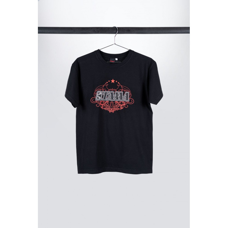 Tama TT110-XXL t-shirt in black with white-red Tribal logo on chest