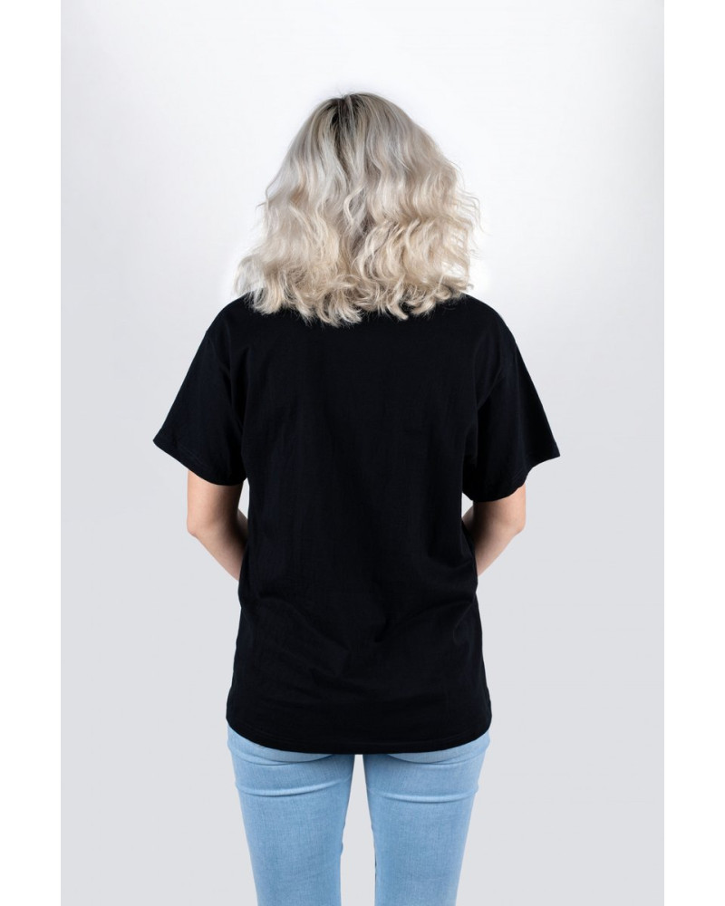 Tama TT113-S t-shirt in black with red logo on chest