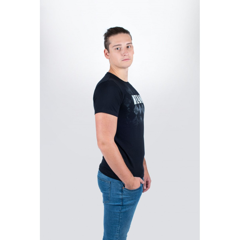 Tama TT11CHEKBK-S t-shirt in black with Checkered Tee print