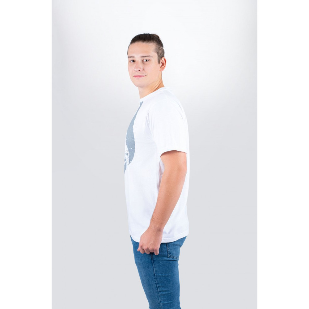 Tama TT11CIRWH-L t-shirt in white with Circle Tee print