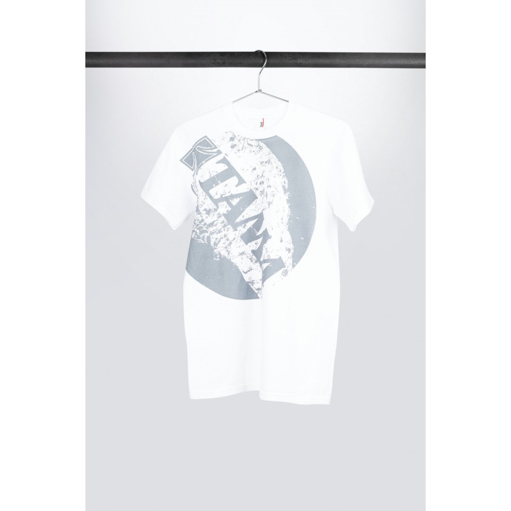 Tama TT11CIRWH-M t-shirt in white with Circle Tee print