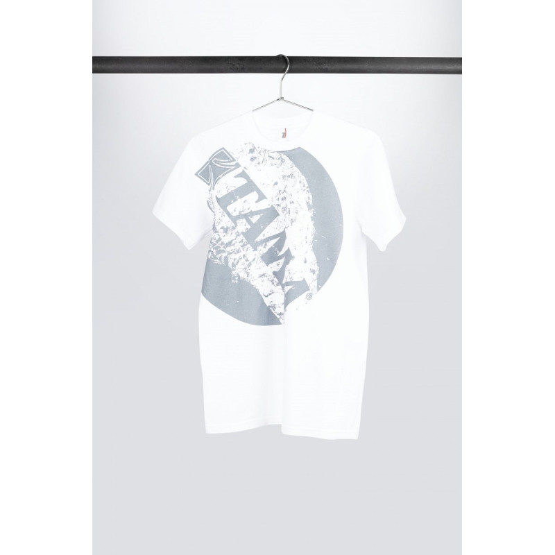 Tama TT11CIRWH-M t-shirt in white with Circle Tee print