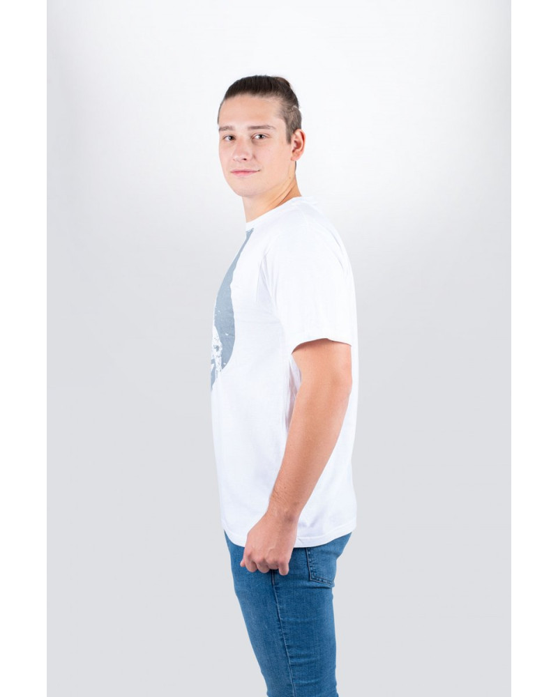 Tama TT11CIRWH-M t-shirt in white with Circle Tee print