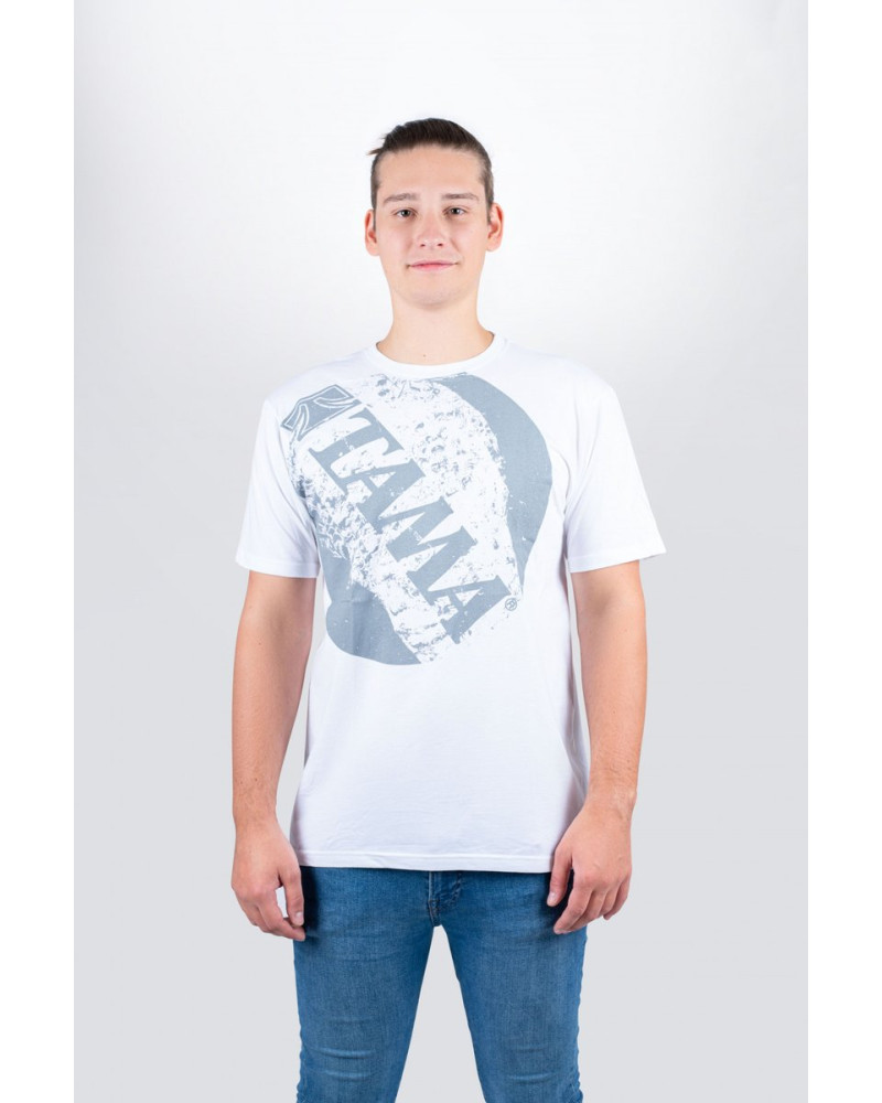 Tama TT11CIRWH-M t-shirt in white with Circle Tee print