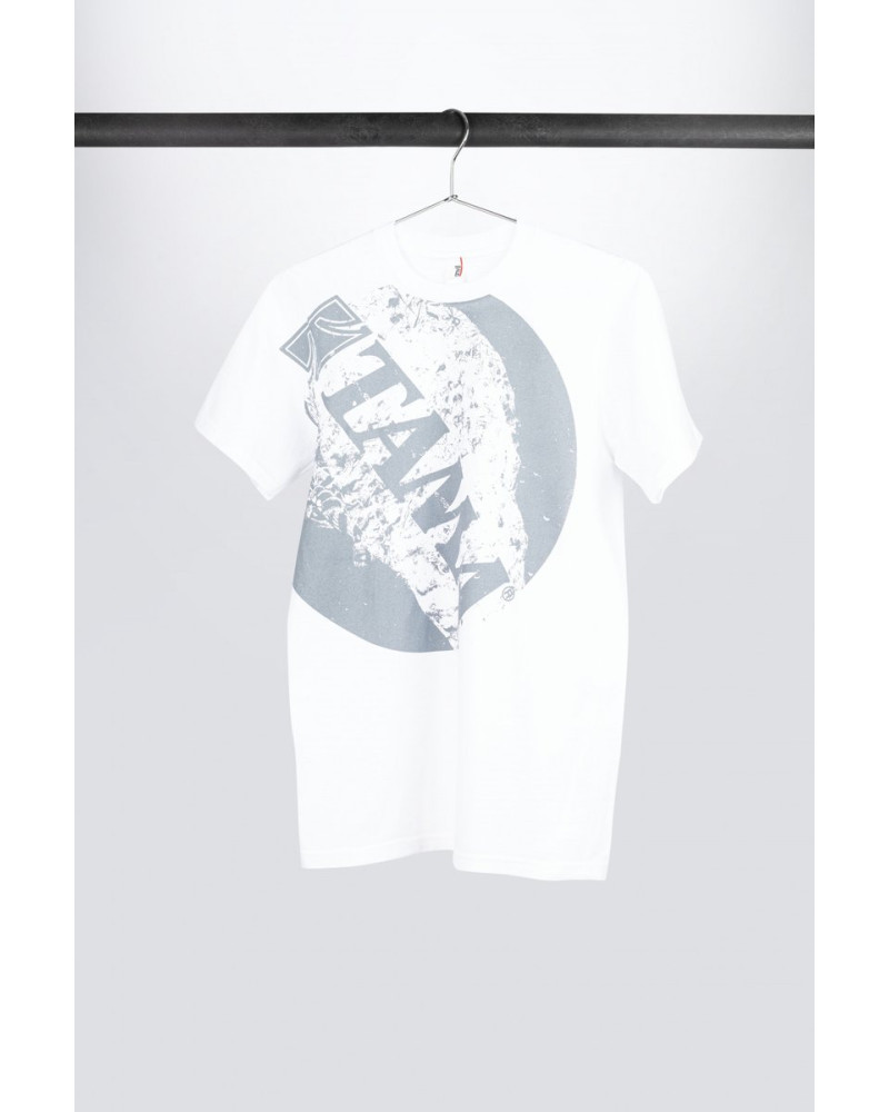 Tama TT11CIRWH-S t-shirt in white with Circle Tee print