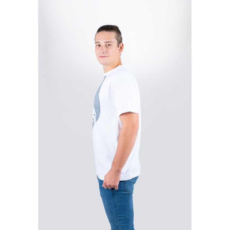 Tama TT11CIRWH-XL t-shirt in white with Circle Tee print