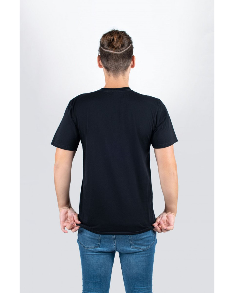 Tama TT11FLOBK-S t-shirt in black with Flourish Tee print