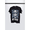 Tama TT11JR-S t-shirt in black with Jolly Roger frontprint