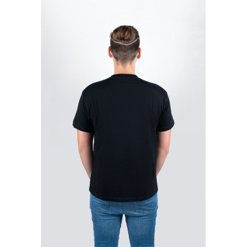 Tama TT11JR-S t-shirt in black with Jolly Roger frontprint