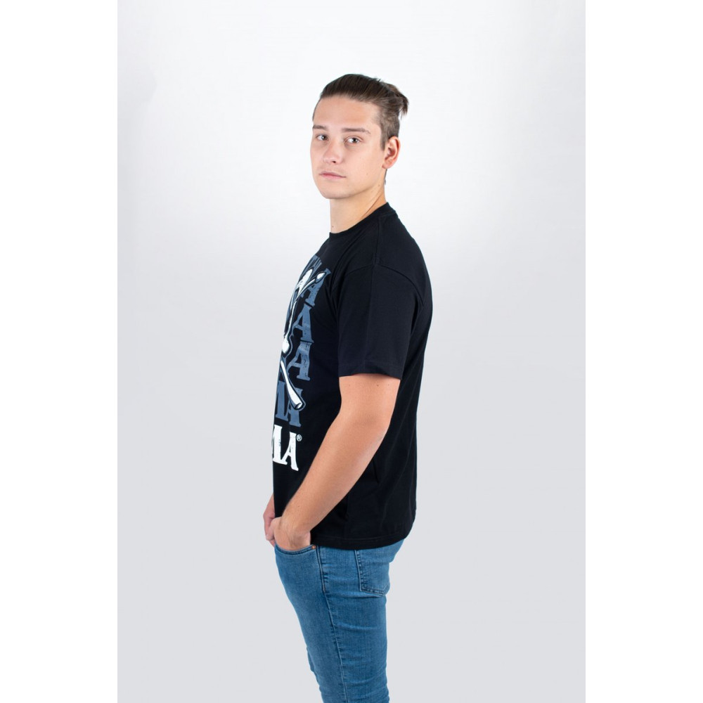 Tama TT11JR-XL t-shirt in black with Jolly Roger frontprint