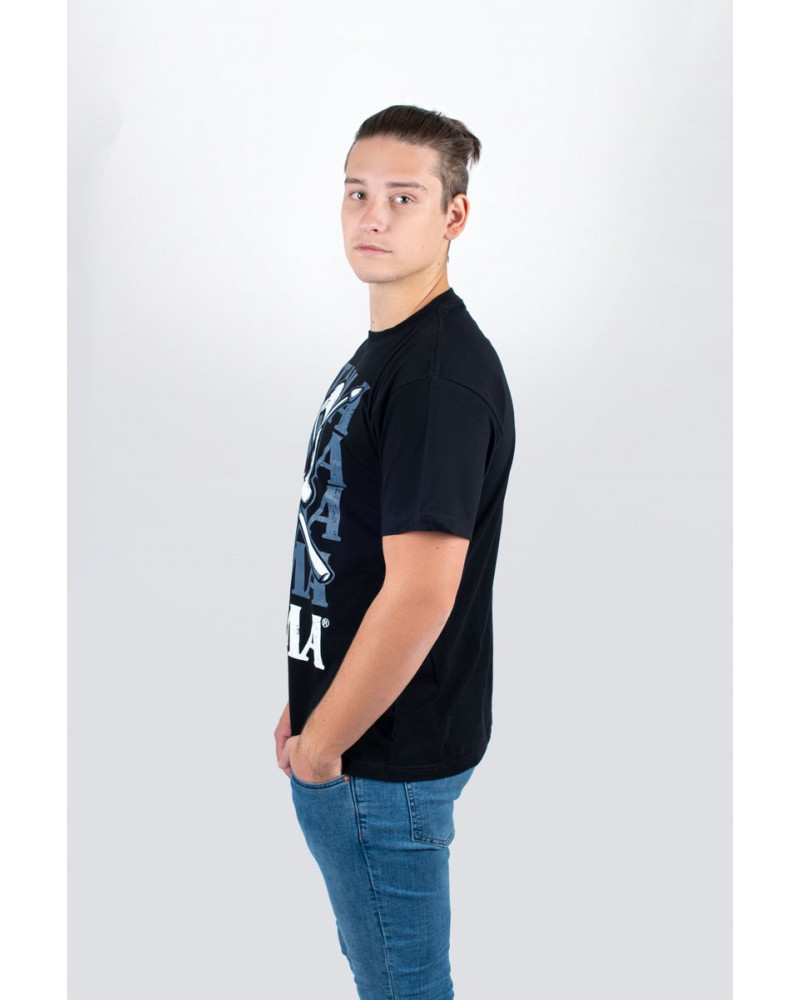 Tama TT11JR-XL t-shirt in black with Jolly Roger frontprint