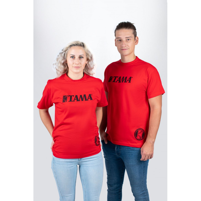 Tama TT11LG-S t-shirt in red with logo on chest