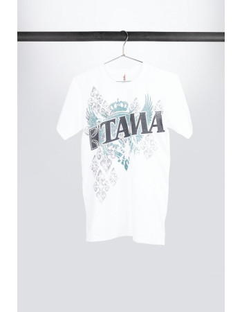 Tama TT11WINGWH-M t-shirt in white with Wings Tee frontprint