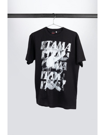 Tama TT12GR-L t-shirt in black with Spray Paint frontprint