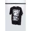 Tama TT12GR-M t-shirt in black with Spray Paint frontprint
