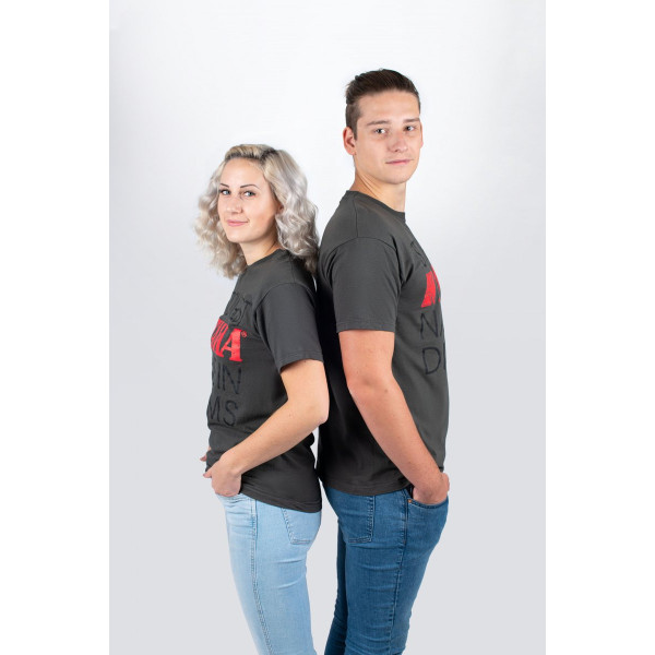 Tama TT14CC-XL t-shirt in dark grey with 