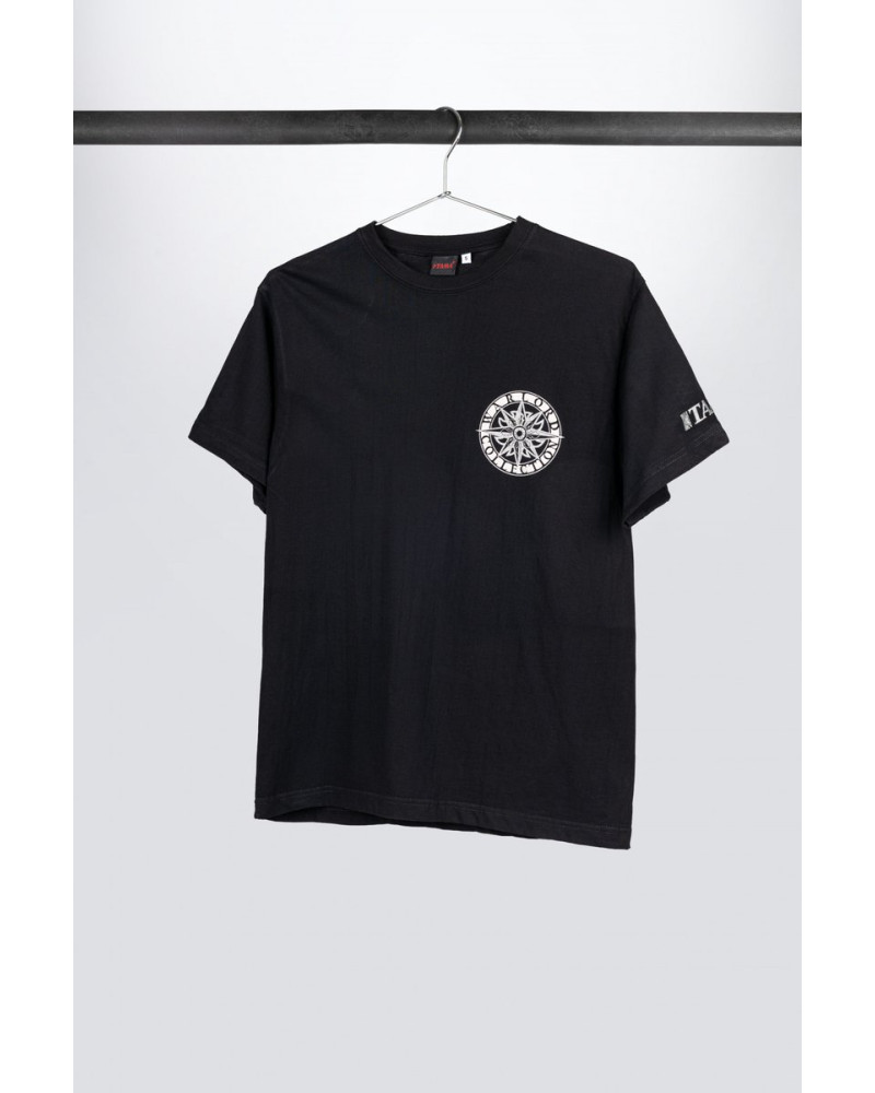 Tama TT207-L t-shirt in black with Warlord logo on chest