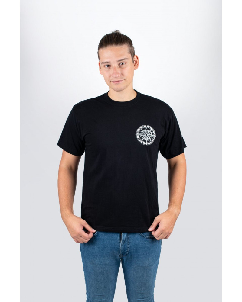 Tama TT207-M t-shirt in black with Warlord logo on chest