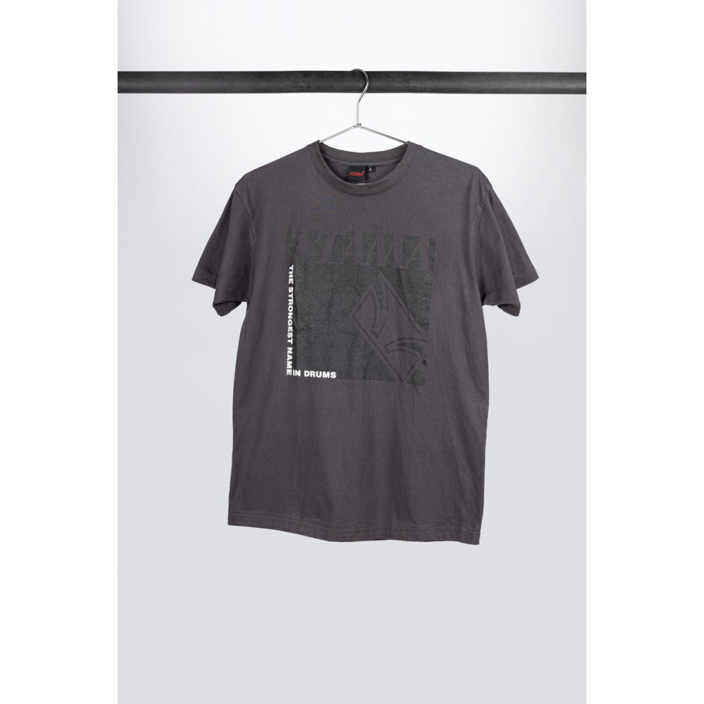 Tama TT209-XL t-shirt in dark grey with logo and 