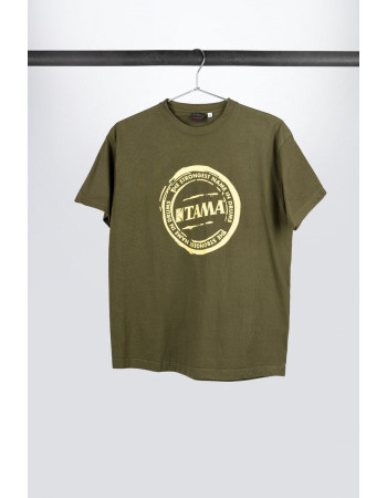 Tama TT210-S t-shirt in dark green with 
