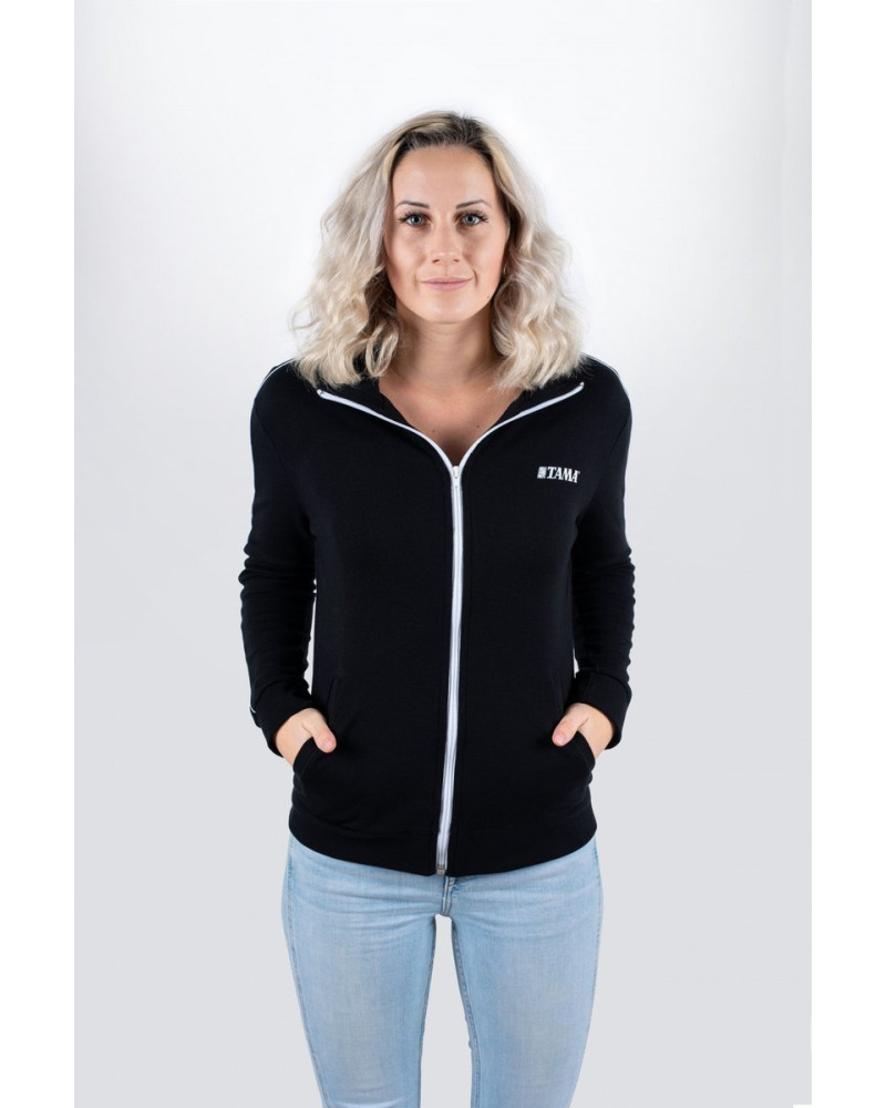 Tama TTT12-L black training jacket with logo on left chest