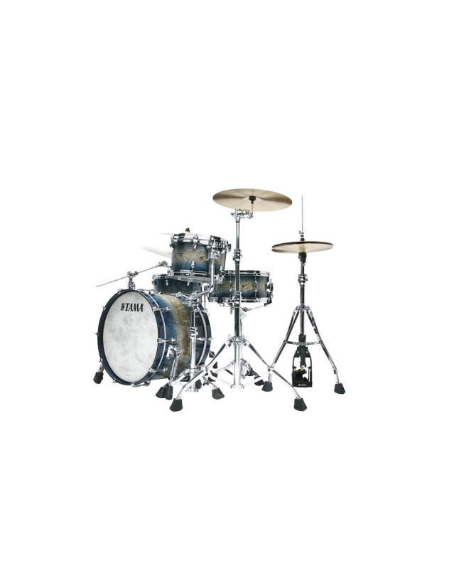Tama TW30CZS-AIJB STAR Walnut Shell Kit 3 pcs - Indigo Japanese Sen Burst/Chrome HW
