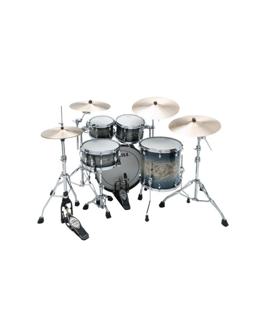 Tama TW42RZS-AIJB STAR Walnut Shell Kit 4 pcs - Indigo Japanese Sen Burst/Chrome HW