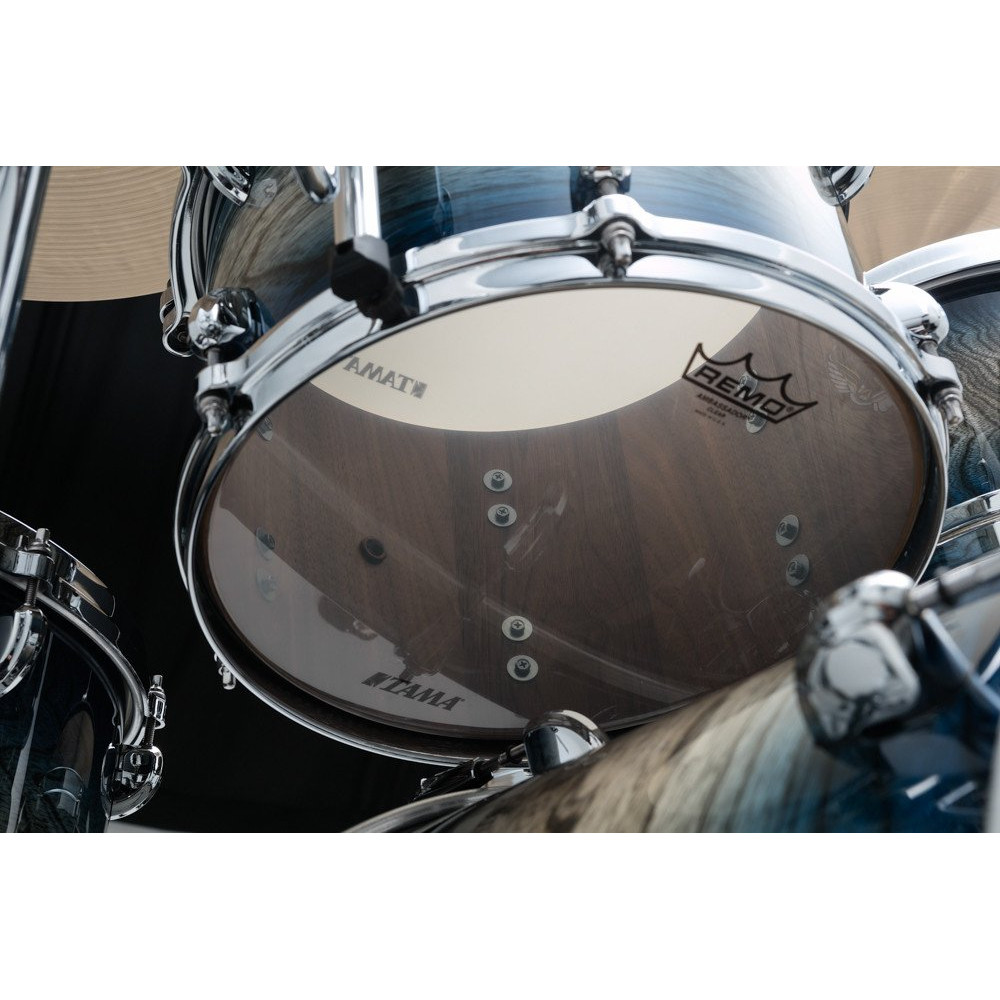 Tama TW42RZS-AIJB STAR Walnut Shell Kit 4 pcs - Indigo Japanese Sen Burst/Chrome HW