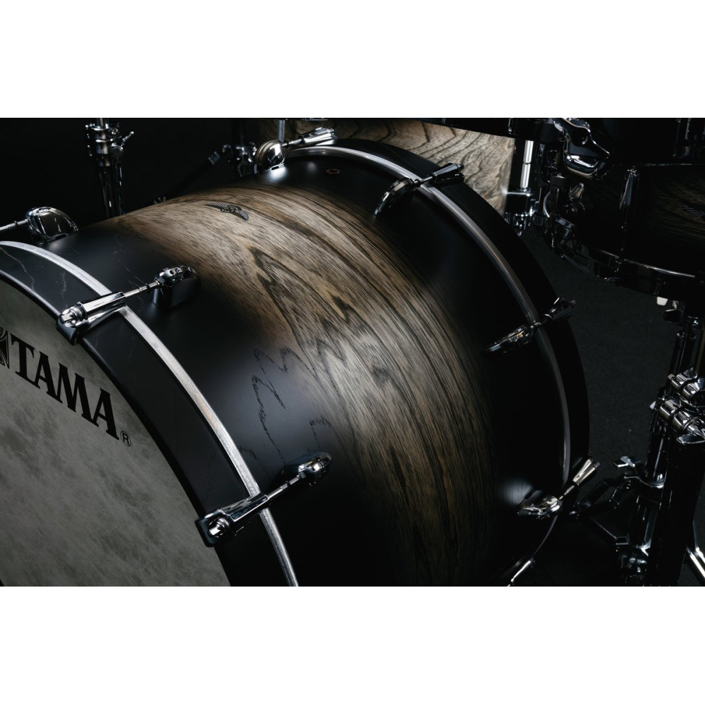 Tama TW42RZS-ASBJ STAR Walnut Shell Kit 4pcs - Satin Black Japanese Sen Burst/Chrome HW