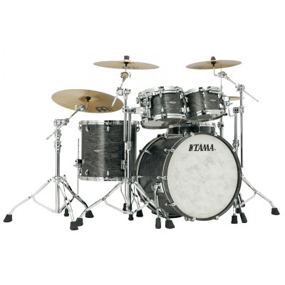 Tama TW42RZS-ASCS STAR Walnut Shell Kit 4 pcs - Satin Charcoal Japanese Sen/Chrome HW