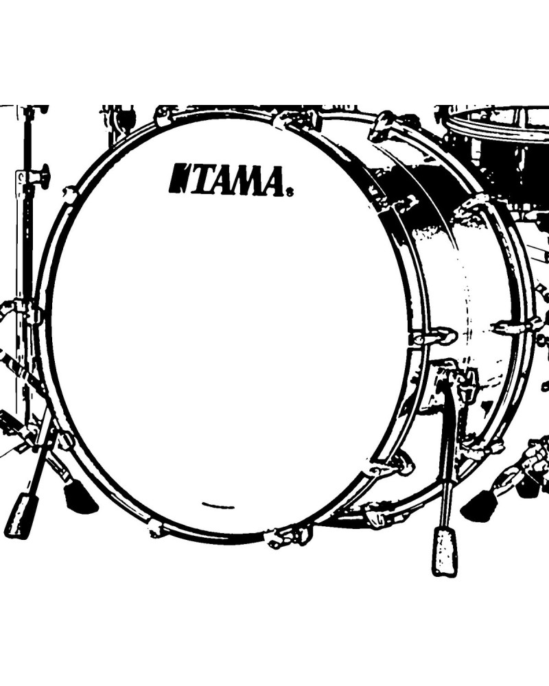 Tama TWB2016-PBK STAR Walnut Bass Drum 20 - Piano Black