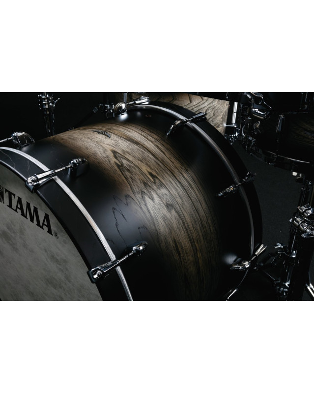 Tama TWB2216-ASBJ STAR Walnut Bass Drum 22 - Satin Black Japanese Sen Burst