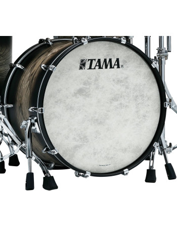 Tama TWB2416-ASBJ STAR Walnut Bass Drum 24 - Satin Black Japanese Sen Burst