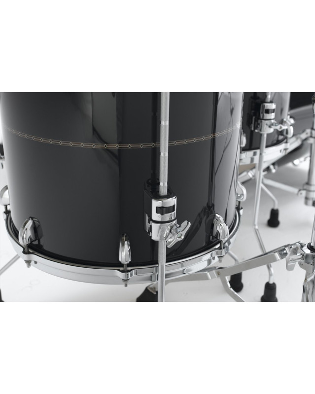 Tama TWF1414-SKB STAR Walnut Floor Tom 14 - Smoky Black