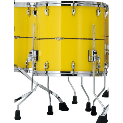 Tama TWF1513-SYL STAR Walnut Floor Tom 15 - Sunny Yellow Lacquer