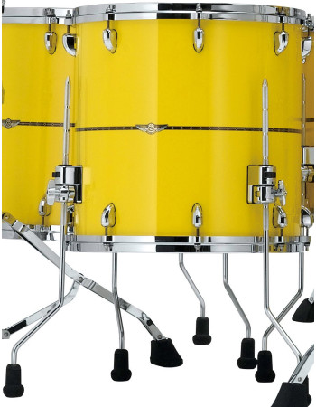 Tama TWF1515-SYL STAR Walnut Floor Tom 15 - Sunny Yellow Lacquer