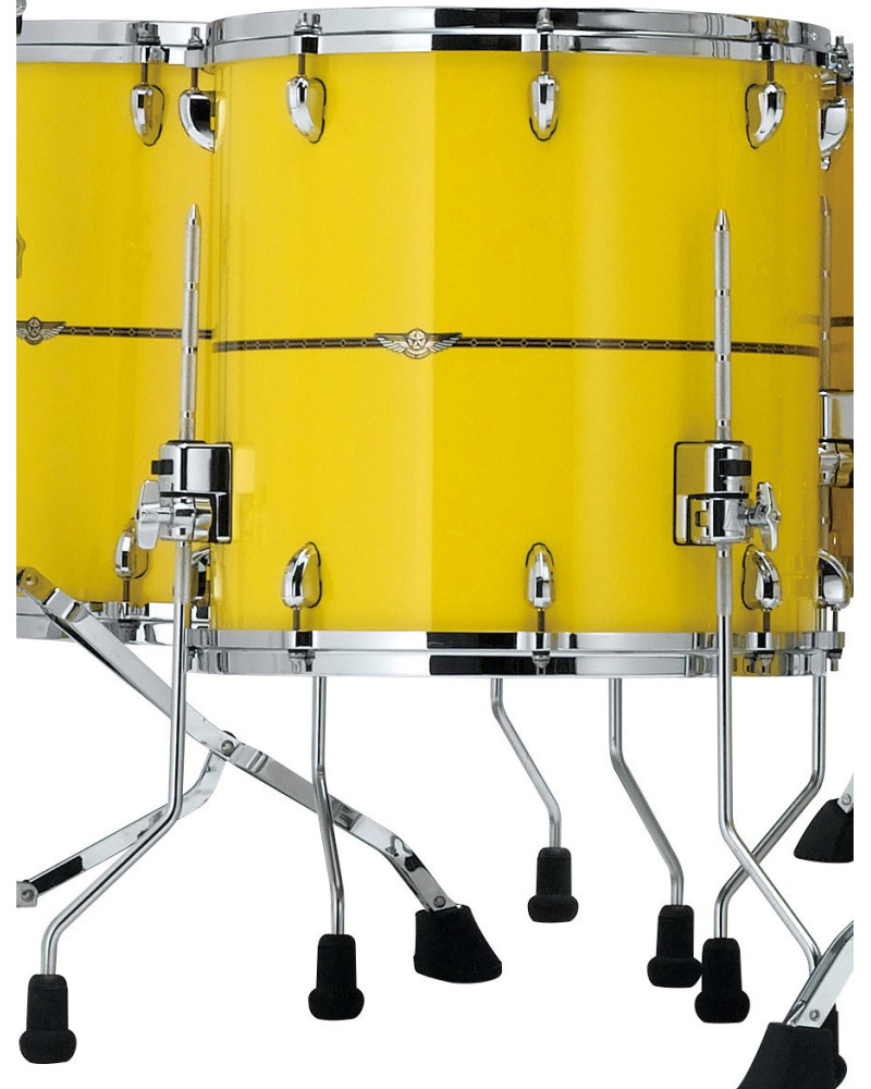 Tama TWF1515-SYL STAR Walnut Floor Tom 15 - Sunny Yellow Lacquer