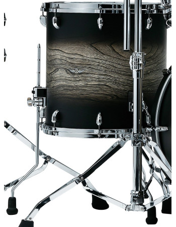 Tama TWF1816-ASBJ STAR Walnut Floor Tom 18 - Satin Black Japanese Sen Burst