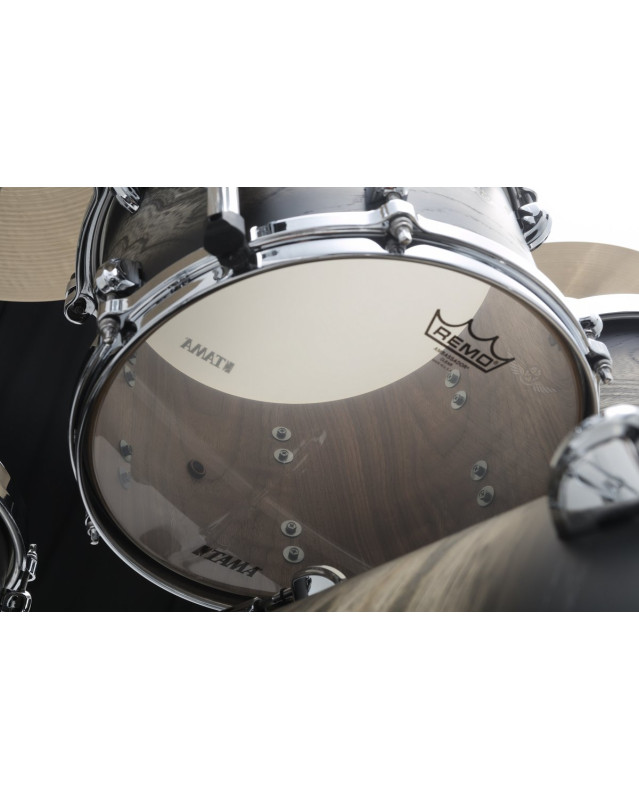 Tama TWT0806-ASBJ STAR Walnut Rack Tom 8 - Satin Black Japanese Sen Burst