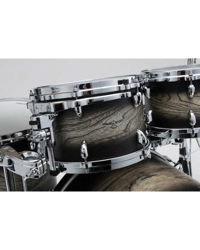 Tama TWT1309-ASBJ Star Walnut Rack Tom 13 - Satin Black Japanese Sen Burst