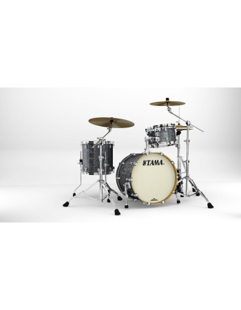 Tama WBR30RS-CCO Starclassic Walnut/Birch Duracover Wrap Shell Kit 3 pcs - Charcoal Onyx/Chrome HW