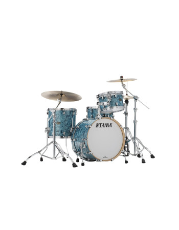Tama WBR30RS-TQP Starclassic Walnut/Birch Duracover Wrap Shell Kit 3 pcs- Turquoise Pearl/Chrome HW - Turquoise Pearl
