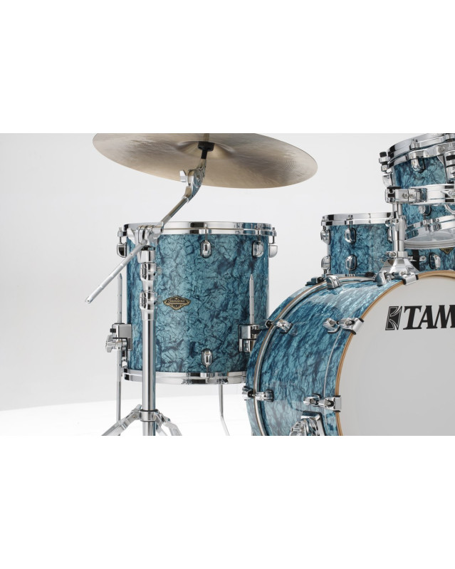 Tama WBR30RS-TQP Starclassic Walnut/Birch Duracover Wrap Shell Kit 3 pcs- Turquoise Pearl/Chrome HW - Turquoise Pearl
